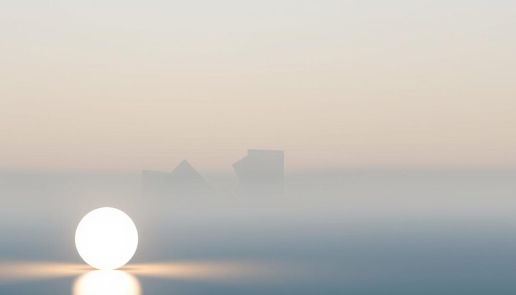 A serene, minimalist composition depicting the core principles of AI ethics. In the foreground, a glowing sphere of light, representing the fundamental values of transparency, fairness, and accountability. In the middle ground, a series of abstract geometric shapes in muted tones, symbolizing the complex interplay of algorithms, data, and decision-making. The background is a tranquil, softly-blurred landscape, conveying the harmony and balance that ethical AI practices strive to achieve. The overall atmosphere is one of contemplation and thoughtful consideration, inviting the viewer to ponder the weighty implications of this emerging field. A serene, minimalist composition depicting the core principles of AI ethics. In the foreground, a glowing sphere of light, representing the fundamental values of transparency, fairness, and accountability. In the middle ground, a series of abstract geometric shapes in muted tones, symbolizing the complex interplay of algorithms, data, and decision-making. The background is a tranquil, softly-blurred landscape, conveying the harmony and balance that ethical AI practices strive to achieve. The overall atmosphere is one of contemplation and thoughtful consideration, inviting the viewer to ponder the weighty implications of this emerging field.