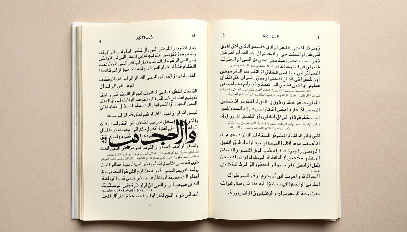 إرشادات تنسيق المقالات